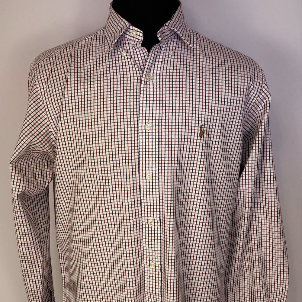 Ralph Lauren Men' 15 1/2 Medium Thick Fabric Shirt